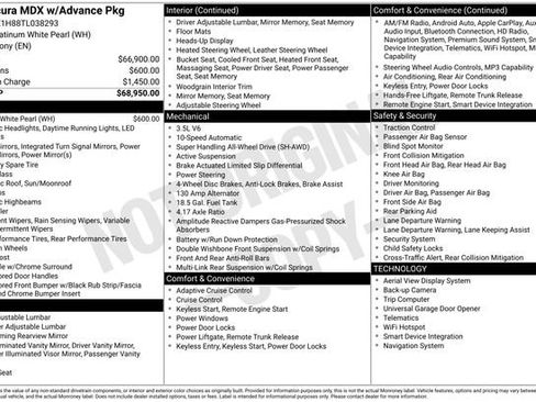 New 2026 Acura MDX SH-AWD w/ Advance Package image 20