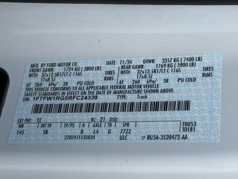Used 2024 Ford F150 Raptor AWD/4WD image 29