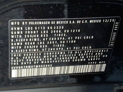 New 2026 Volkswagen Tiguan SE R-Line image 11