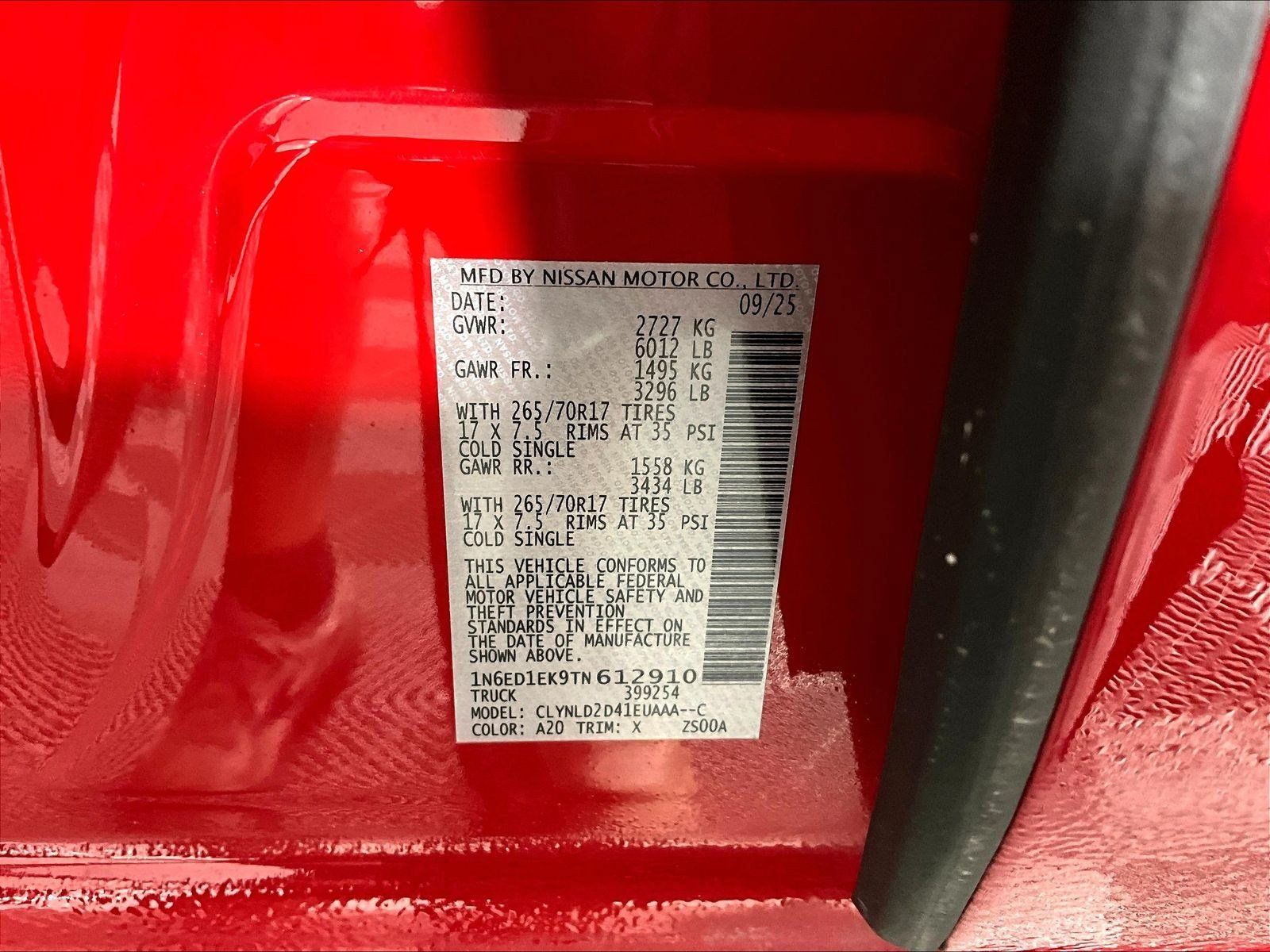 Certified 2026 Nissan Frontier PRO-4X AWD/4WD image 20