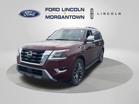 Used 2022 Nissan Armada Platinum w/ Captain's Chairs Package AWD/4WD image 2