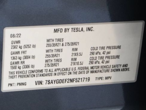 Used 2022 Tesla Model Y Performance AWD/4WD image 54