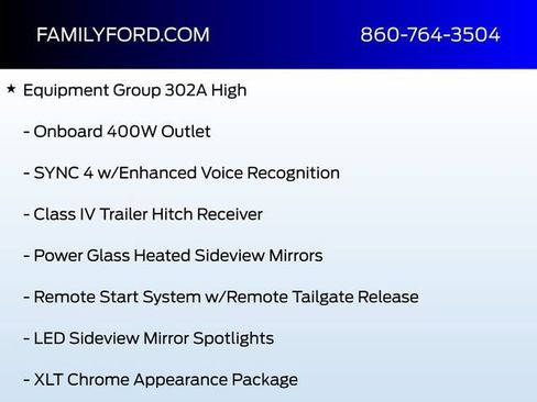 Used 2023 Ford F150 XLT w/ Equipment Group 302A High AWD/4WD image 3
