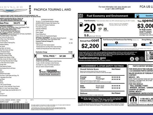 Used 2023 Chrysler Pacifica Touring-L AWD/4WD image 6