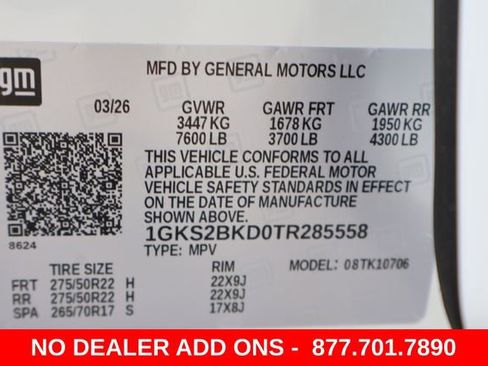 New 2026 GMC Yukon Elevation w/ Elevation Premium Package AWD/4WD image 33
