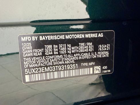 Certified 2026 BMW X7 xDrive40i AWD/4WD image 19