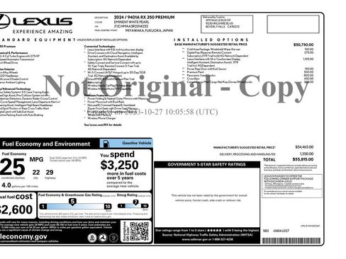 Used 2024 Lexus RX 350 Premium image 2