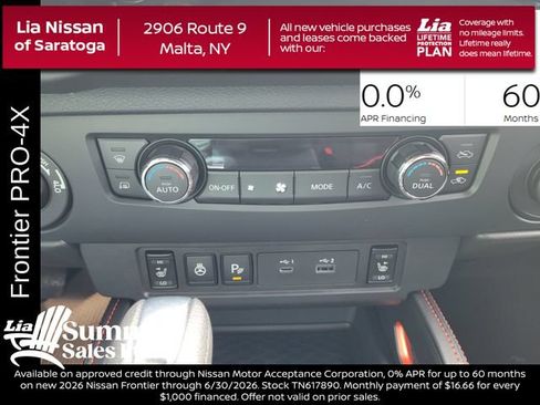 New 2026 Nissan Frontier PRO-4X w/ Pro-4x Convenience Package AWD/4WD image 24