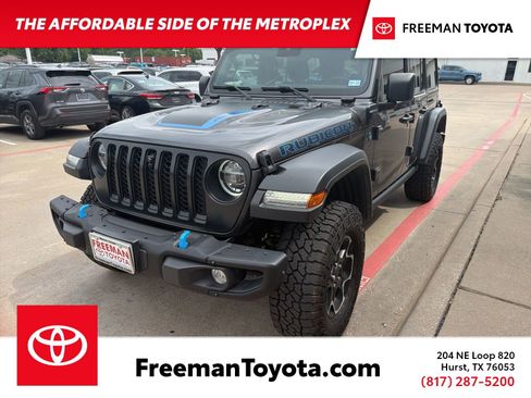 Used 2021 Jeep Wrangler Unlimited Rubicon 4xe w/ Steel Bumper Group AWD/4WD image 1