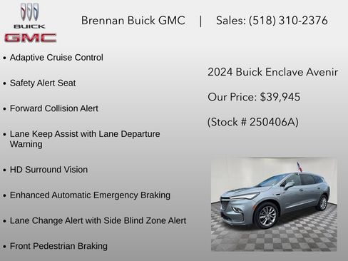 Certified 2024 Buick Enclave Avenir w/ Avenir Technology Package AWD/4WD image 12