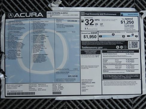 New 2026 Acura Integra A-Spec image 9