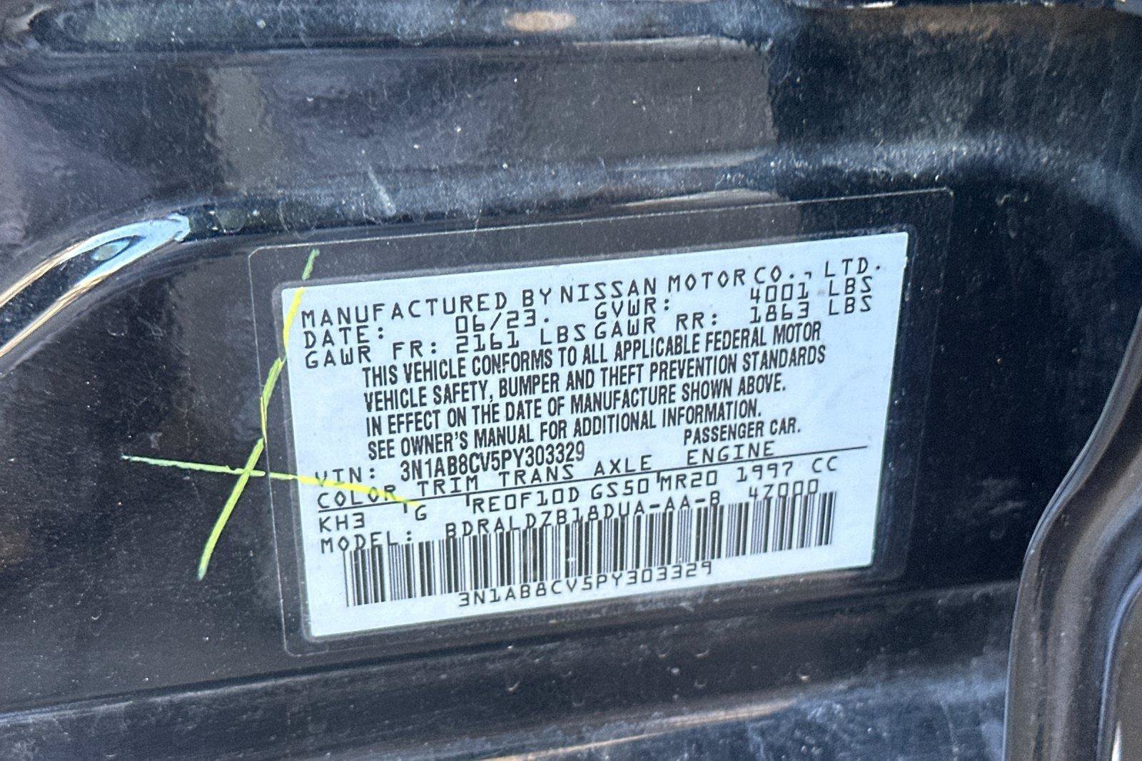 Certified 2023 Nissan Sentra SV FWD image 27