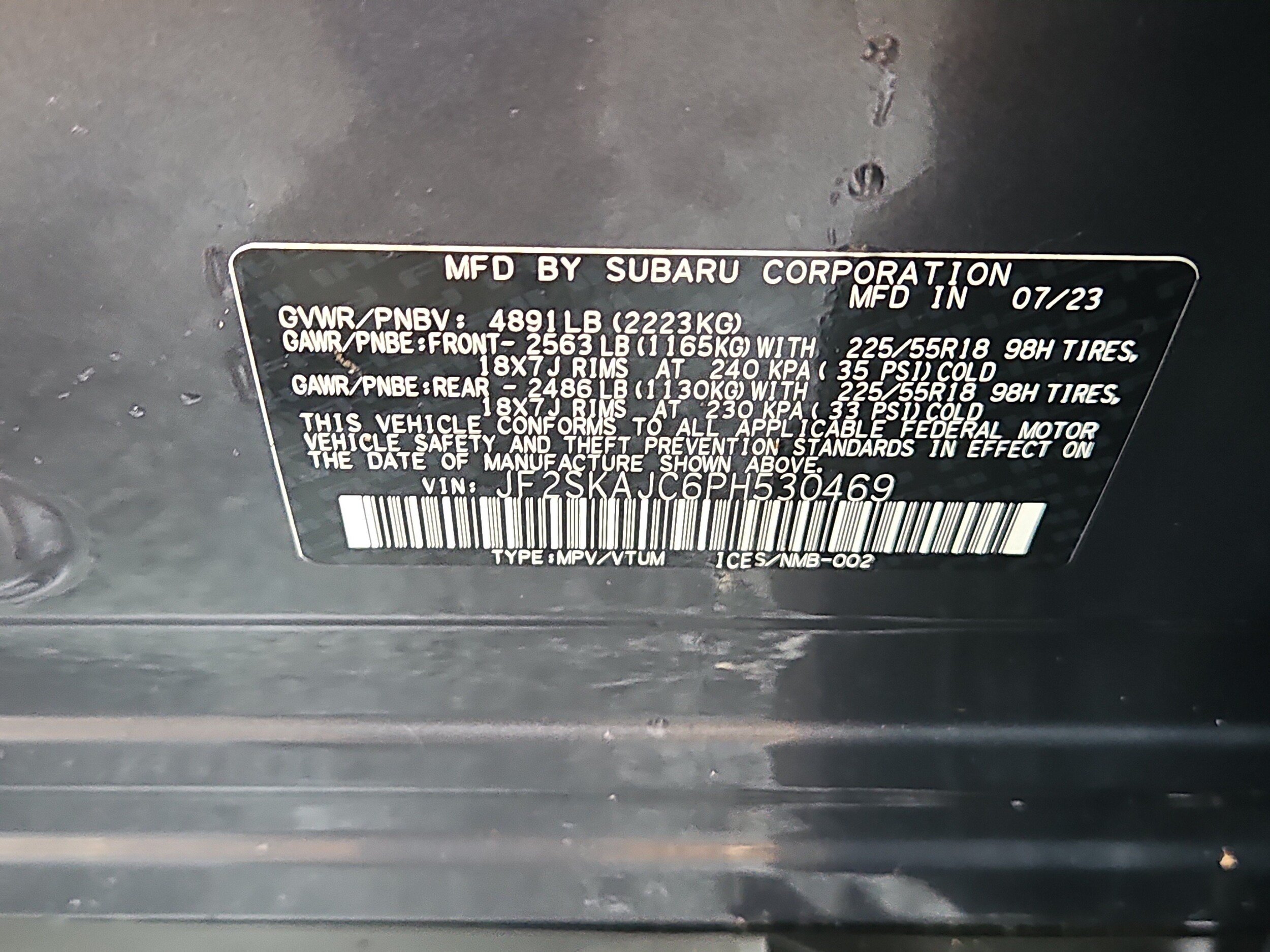 Certified 2023 Subaru Forester Sport AWD/4WD image 7