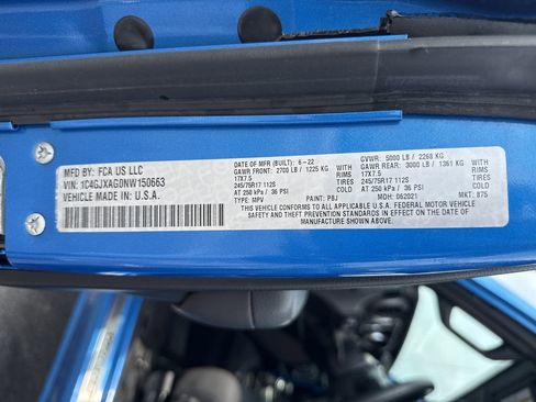 Certified 2022 Jeep Wrangler Sport AWD/4WD image 26