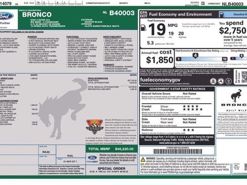 Used 2022 Ford Bronco Big Bend image 5