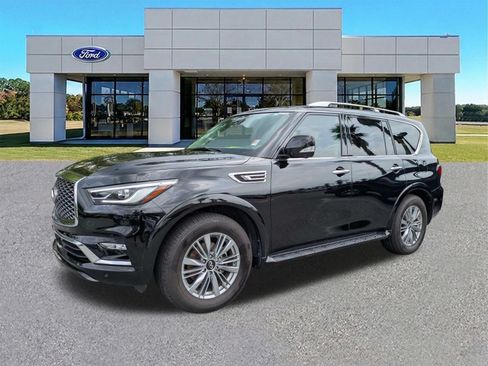 Used 2021 INFINITI QX80 Luxe w/ Cargo Package RWD image 4