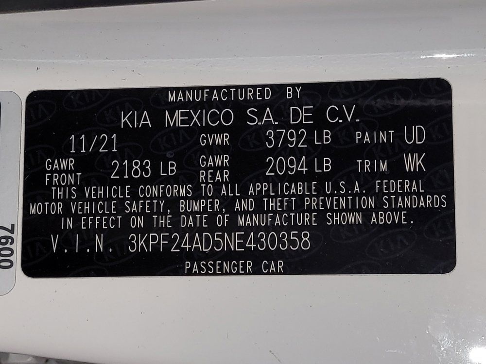 Used 2022 Kia Forte Sedan FWD image 33
