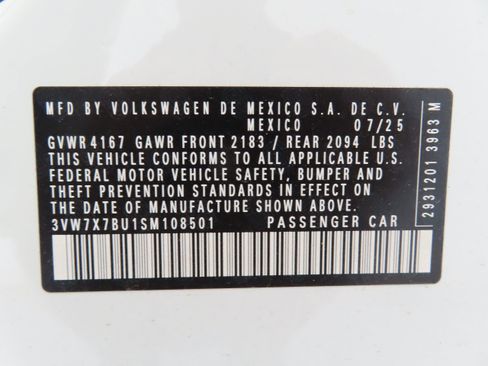 New 2025 Volkswagen Jetta SE image 29