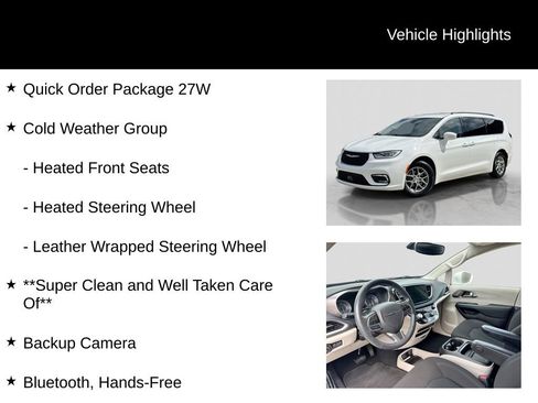 Used 2021 Chrysler Pacifica Touring w/ Cold Weather Group FWD image 6