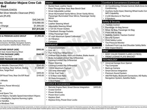 Used 2021 Jeep Gladiator Mojave image 5