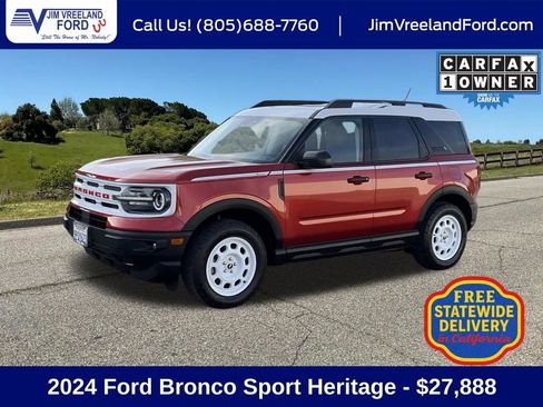 Used 2024 Ford Bronco Sport Heritage w/ Heritage Convenience Package AWD/4WD image 1
