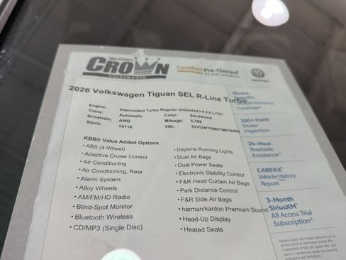 Certified 2026 Volkswagen Tiguan SEL R-Line image 40