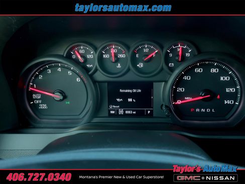 Used 2024 Chevrolet Silverado 1500 Custom Trail Boss w/ Turbomax Blackout Package AWD/4WD image 8