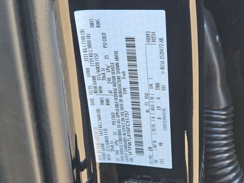 New 2025 Ford F150 Platinum w/ Equipment Group 702A High image 17