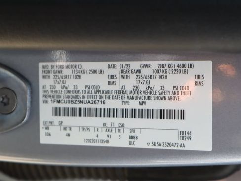 Used 2022 Ford Escape SE w/ Convenience Package FWD image 38