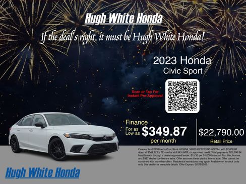 Used 2023 Honda Civic Sport image 3