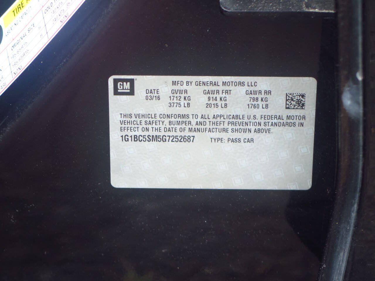 Used 2016 Chevrolet Cruze LS FWD image 29