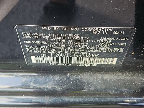 Certified 2024 Subaru Crosstrek 2.0i Premium AWD/4WD image 7