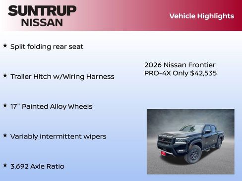New 2026 Nissan Frontier PRO-4X image 40