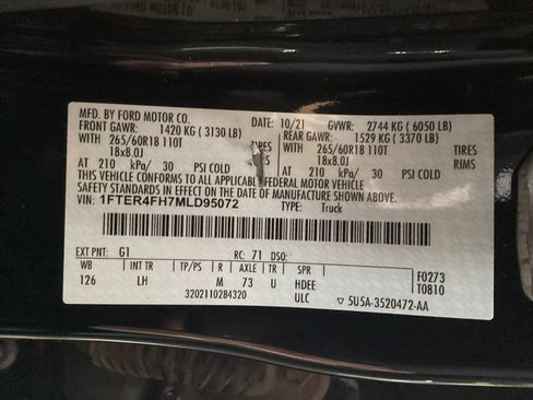 Used 2021 Ford Ranger XL w/ Equipment Group 101A High AWD/4WD image 16