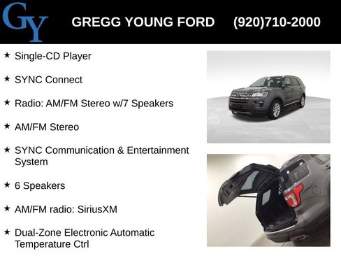 Used 2018 Ford Explorer XLT w/ Equipment Group 202A AWD/4WD image 22