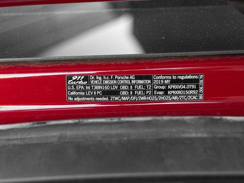 Certified 2019 Porsche 911 Turbo AWD/4WD image 41