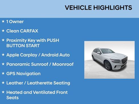 Used 2023 Genesis GV70 2.5T Select w/ Select Package image 2