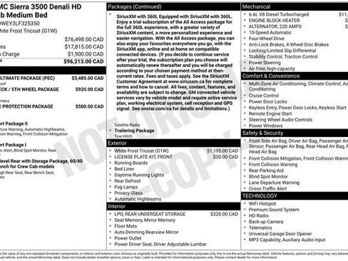 Used 2020 GMC Sierra 3500 Denali w/ Denali Ultimate Package AWD/4WD image 1