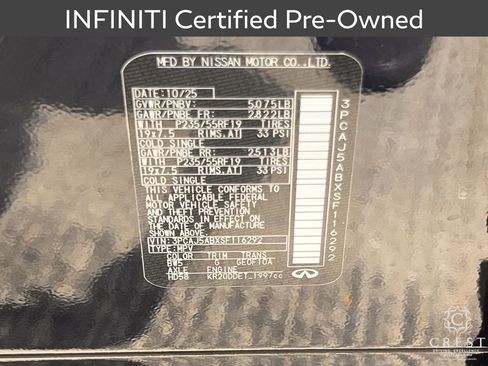 Certified 2025 INFINITI QX50 Pure AWD/4WD image 31