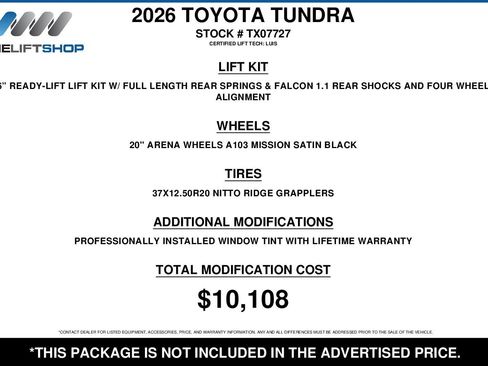 Used 2026 Toyota Tundra SR image 2