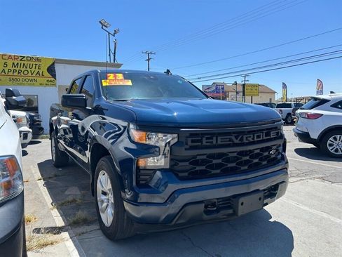 Used 2023 Chevrolet Silverado 1500 Custom w/ LPO, Dark Essentials Package RWD image 35