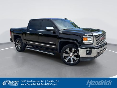 Used 2015 GMC Sierra 1500 SLT w/ SLT Crew Cab Value Package AWD/4WD image 1