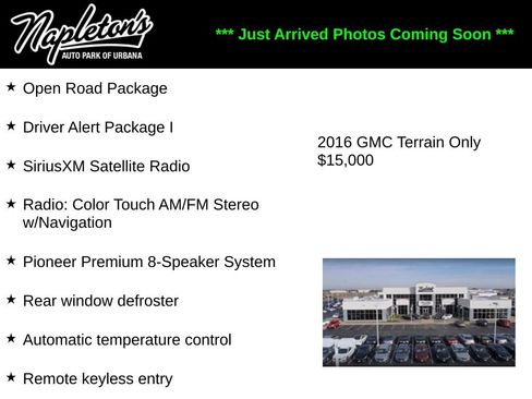 Used 2016 GMC Terrain SLT w/ Open Road Package AWD/4WD image 1
