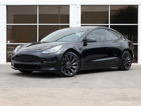 Used 2021 Tesla Model 3 Performance AWD/4WD image 1