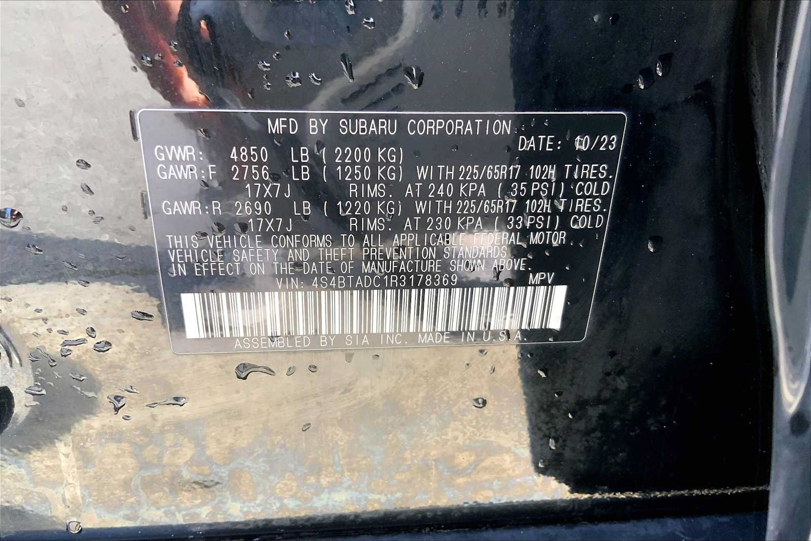 Certified 2024 Subaru Outback Premium AWD/4WD image 33