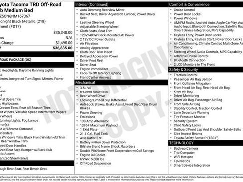 Used 2022 Toyota Tacoma TRD Off-Road image 7