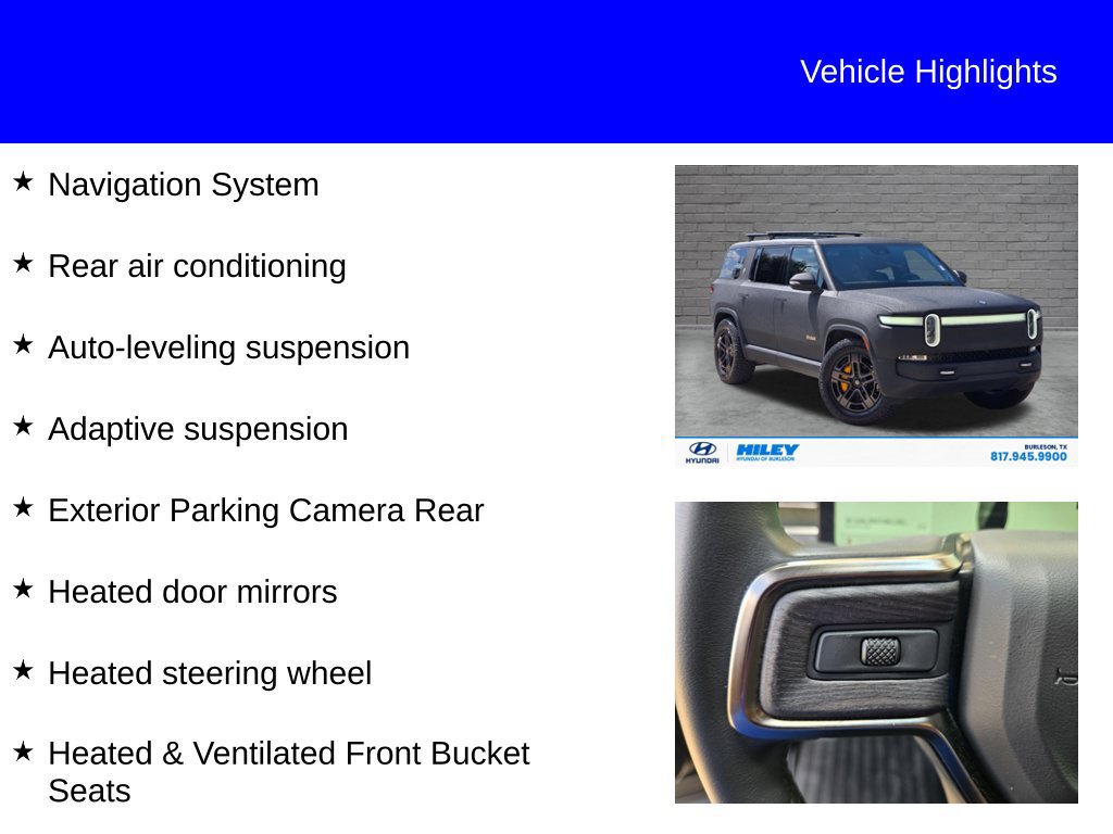 Used 2023 Rivian R1S Adventure Quad AWD/4WD image 9