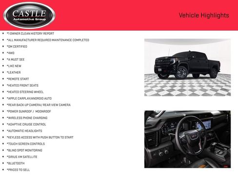 Certified 2025 GMC Sierra 1500 AT4 w/ AT4 Premium Package AWD/4WD image 3