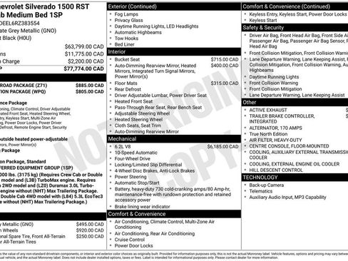 Certified 2024 Chevrolet Silverado 1500 RST w/ Z71 Off-Road Package image 6