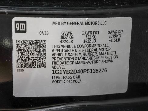 Used 2023 Chevrolet Corvette Stingray Preferred Cpe w/ Battery Protection Package RWD image 43